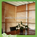 1.5 inch natural wood blind,outdoor wooden blinds